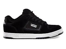 Men's Vans Docket Skate Suede Leather Logo Skate Shoes