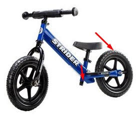 a balance bike for teaching a kid to bike