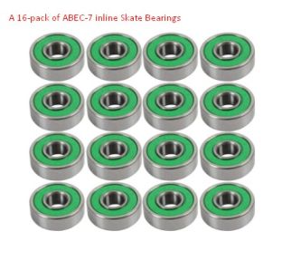 4 Pack Skateboard, Scooter, Inline Skate CORE Abec-9 Scooter Bearings 